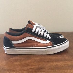 Old skul vans custom bleached size 9 in men’s